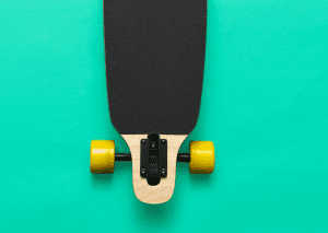 electric skateboard.