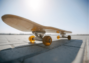 electric skateboard. 