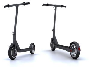 Two black scooter options for intense fun.