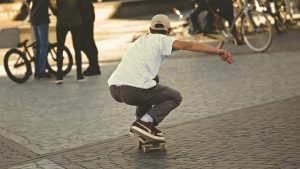 A leash on your skateboards