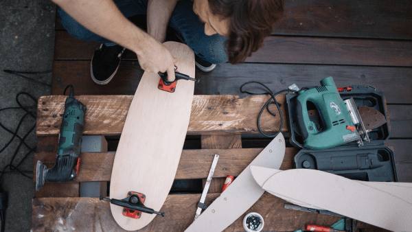 skating replacement done by a skater - follow instructions and precautions