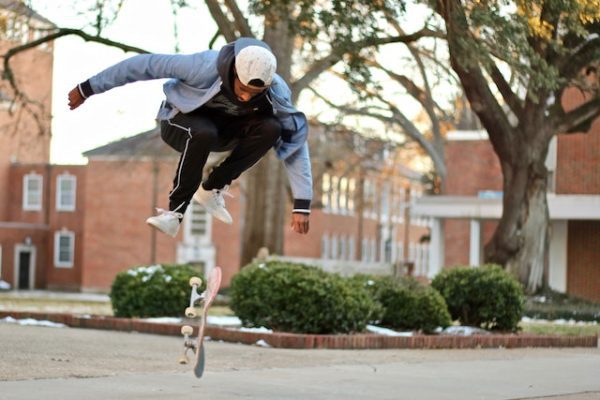 skateboarding