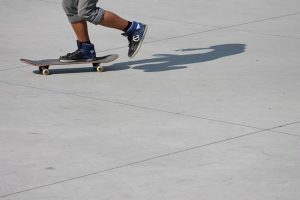 Skateboards.