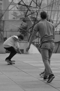 Skateboard Lessons: Skateboard lessons are interesting. 