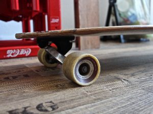 Skateboard wheel for care and maintenance. 