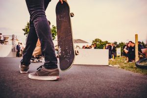 Skateboarders customize their grip tape design to reflect their unique style. Some skateboarders want a minimalist design, while other skateboarders embrace bold visuals for their skateboard grip tape design.