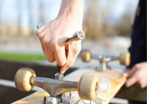 skateboard storage