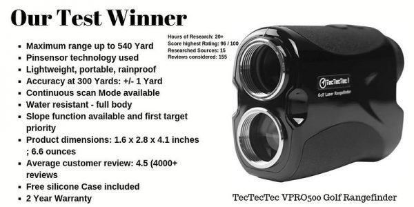 rangefinder under $100 - The best features of the TecTecTec VPR0500 
